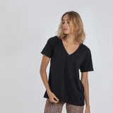 Aura Baumwoll-T-Shirt Yin