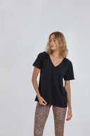 Aura Baumwoll-T-Shirt Yin