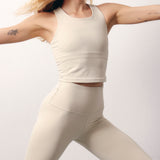 Dalia Crop Top Cream