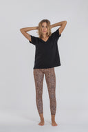 Aura Baumwoll-T-Shirt Yin