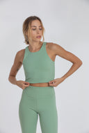 Rosa Crop Top Matcha